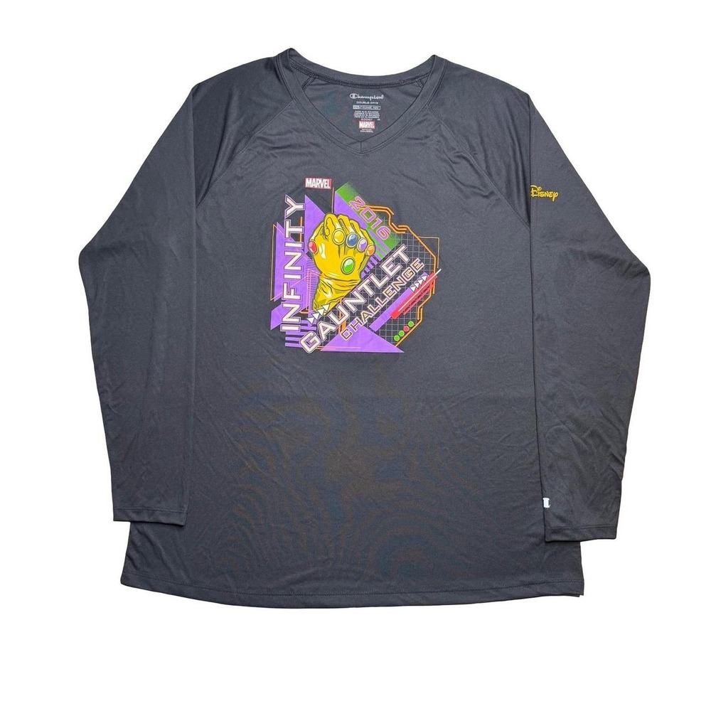 Champion Disney 2016 Marvel Infinity Gauntlet Challenge women's race shirt